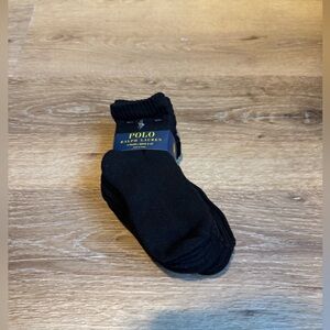 Polo by Ralph Lauren Men's Classic Black Socks